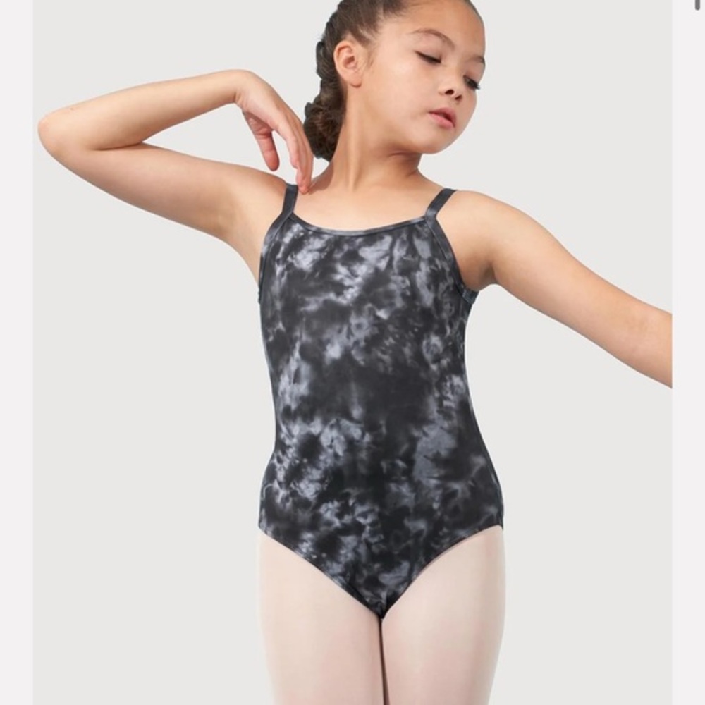 Black and Gray Swirl Leotard